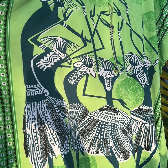 ๐NWT Shore Drive Tunic Mint Green, Black & White, Teal, Free Size - Picture 5 of 9